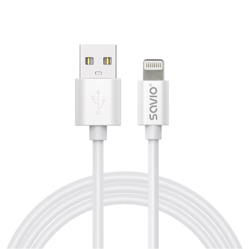 EAN 5905106070214 - Savio Cl-193 cable USB USB 2.0 2 m USB A USB C/Lightning Blanco imagen 2