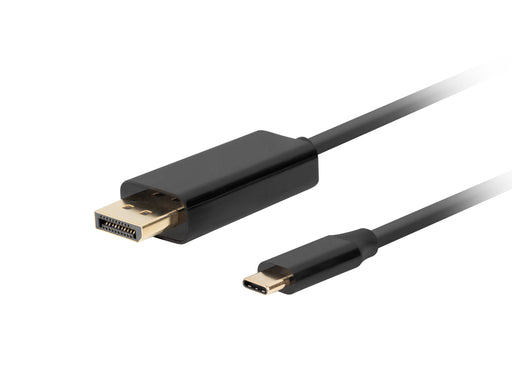EAN 5901969436815 - Lanberg CA-CMDP-10CU-0018-BK adaptador de cable de vídeo 1,8 m USB Tipo C DisplayPort Negro imagen 1
