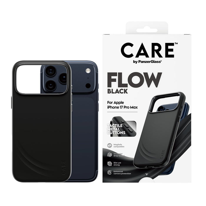 EAN 5715685027260 - PanzerGlass CARE by ® Feature FLOW Case Black w. MagSafe iPhone 17 Pro Max funda para teléfono móvil Negr imagen 2