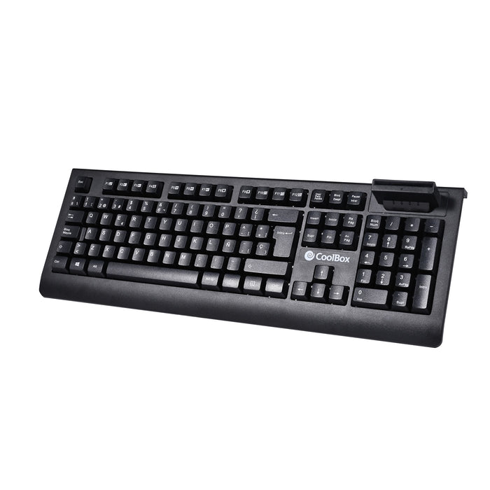 EAN 8436556141980 - CoolBox COO-TEC04DNI teclado Oficina USB QWERTY Español Negro imagen 3