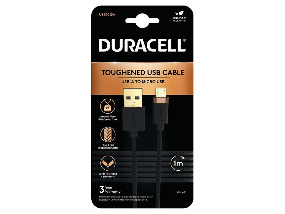 EAN 5056304310296 - Duracell USB7013A cable USB Negro imagen 1