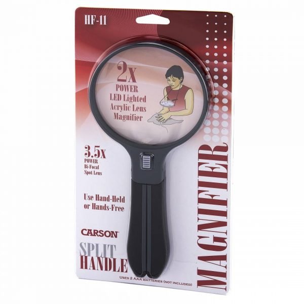 EAN 750668009159 - Carson Split Handle lente de aumento y lupa 3,5x Negro, Transparente imagen 7