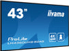 EAN 4948570124442 - iiyama LH4360UHS-B2AG pantalla de señalización Pizarra de caballete digital 108 cm (42.5") LED Wifi 500 c imagen 3