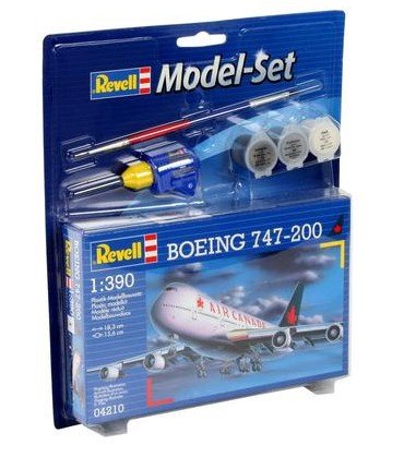 EAN 4009803642109 - Revell Boeing 747-200 Maqueta de avión de ala fija Kit de montaje 1:390 imagen 1