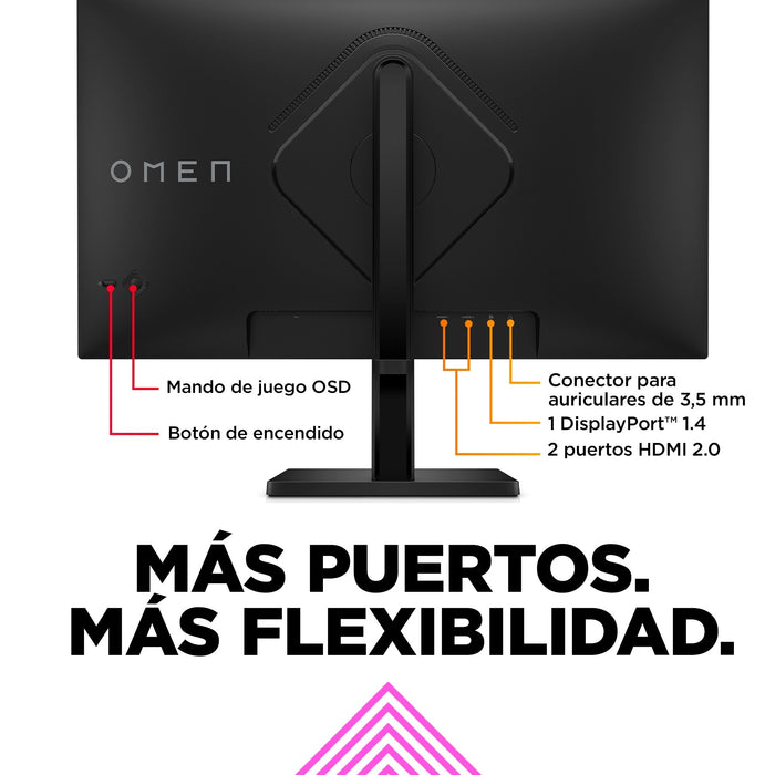EAN 0197029616654 - OMEN by HP 27 inch QHD 165Hz Gaming Monitor - OMEN 27q pantalla para PC 68,6 cm (27") 2560 x 1440 Pixeles imagen 8