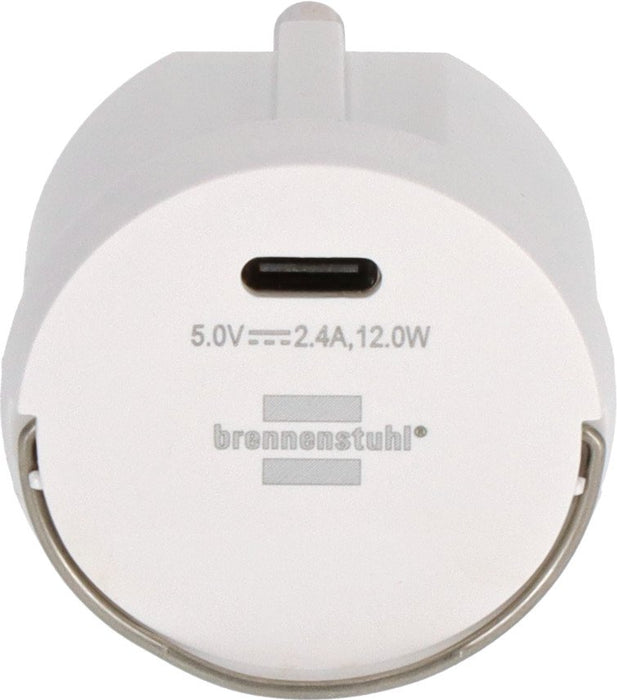 EAN 4007123693498 - Brennenstuhl 1508110010 adaptador de enchufe eléctrico Tipo F Tipo C Blanco imagen 3