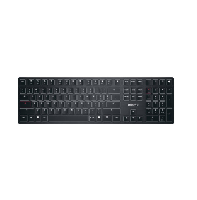 EAN 4025112098666 - CHERRY KW X ULP teclado Universal USB + RF Wireless + Bluetooth QWERTY Internacional de EE.UU. Negro imagen 1