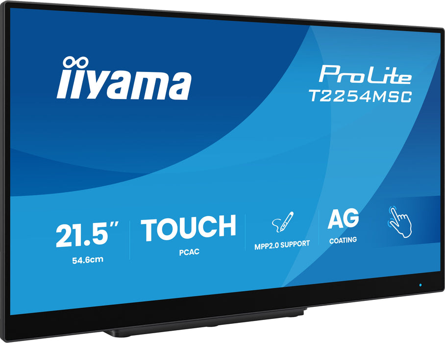 EAN 4948570125715 - iiyama T2254MSC-B2AG pantalla para PC 54,6 cm (21.5") 1920 x 1080 Pixeles Full HD LED Pantalla táctil Neg imagen 6