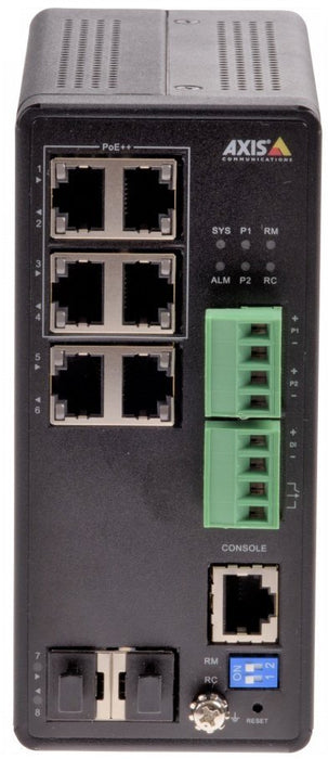 EAN 7331021066199 - Axis 01633-001 switch Gestionado Gigabit Ethernet (10/100/1000) Energía sobre Ethernet (PoE) Negro imagen 1