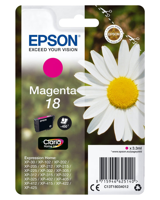 EAN 8715946625157 - Epson Daisy C13T18034022 cartucho de tinta 1 pieza(s) Original imagen 1