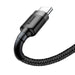 EAN 6953156278202 - Baseus CATKLF-BG1 cable de teléfono móvil Negro 1 m USB A USB C imagen 3