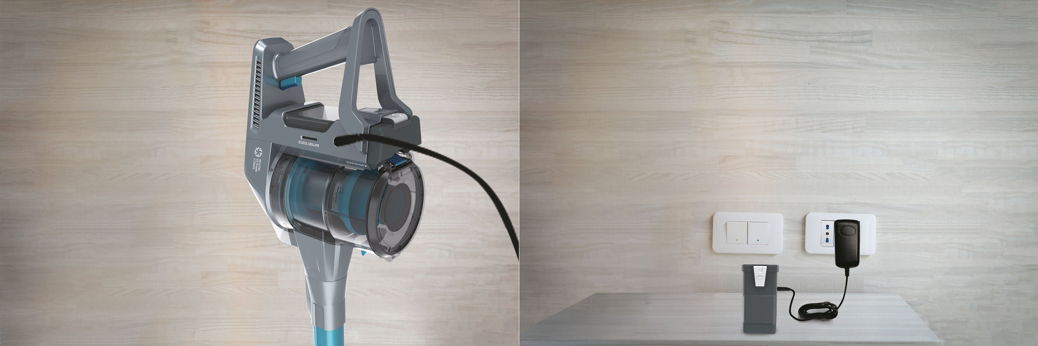 EAN 8059019015675 - Hoover HF322YHM 011 Aspiradora escoba 2 en 1 Batería Secar Tela Sin bolsa 0,7 L 280 W Gris imagen 29