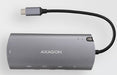 EAN 8595247905796 - Axagon HMC-6M2 base para portátil y replicador de puertos Alámbrico USB 3.2 Gen 1 (3.1 Gen 1) Type-C Alum imagen 1
