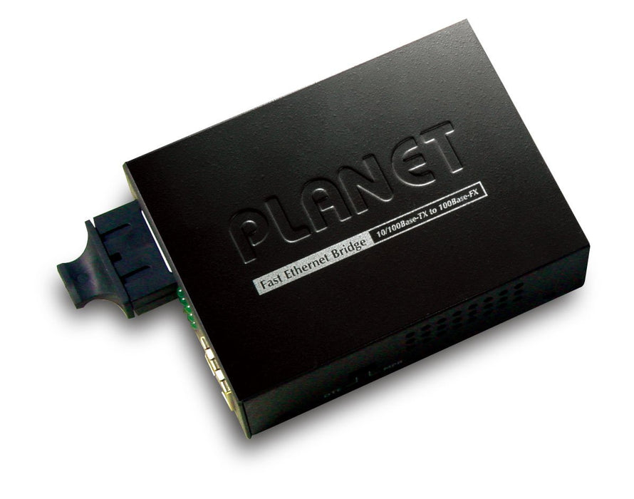 EAN 4711213680526 - PLANET FT-802 convertidor de medio 100 Mbit/s 1310 nm Multimodo, Monomodo Negro imagen 1