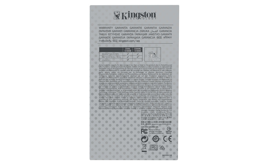 EAN 740617255256 - Kingston Technology IronKey S1000 unidad flash USB USB tipo A 3.2 Gen 1 (3.1 Gen 1) Plata imagen 7