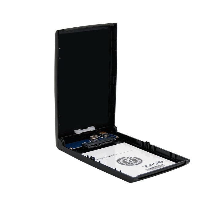 EAN 8433281005655 - TooQ TQE-2526B caja para disco duro externo Caja de disco duro (HDD) Negro 2.5" USB con suministro de cor imagen 3