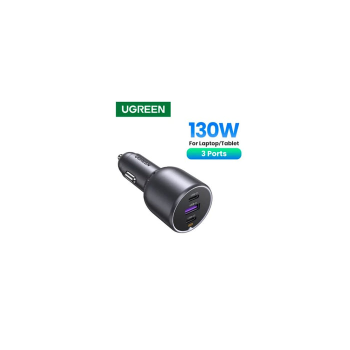 EAN 6941876230259 - Ugreen 130W 3-Port Fast Car Char gray Auriculares, Ordenador portátil, Teléfono móvil, Portátil, Batería  imagen 2