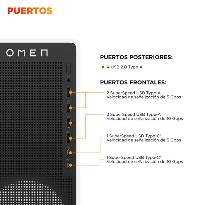 EAN 199764264404 - HP OMEN 16L Gaming Desktop PC TG03-0088ns PC Intel Core Ultra 5 225F 16 GB DDR5-SDRAM NVIDIA GeForce RTX 5 imagen 3