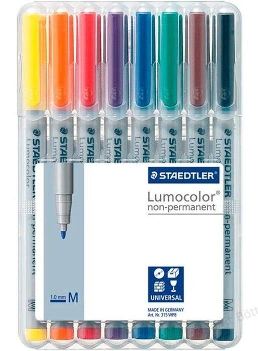 EAN 4007817309339 - Staedtler 315 WP8 marcador 1 pieza(s) Negro, Azul, Marrón, Verde, Naranja, Rojo, Violeta, Amarillo imagen 1