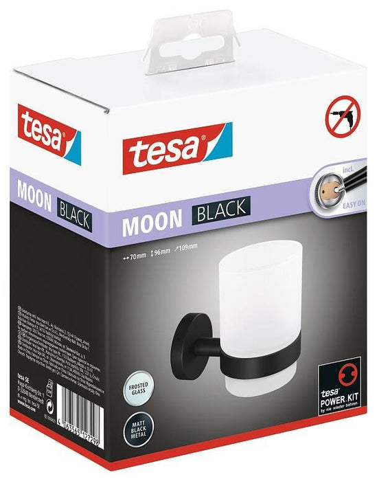 EAN 4063565127298 - TESA MOON BLACK Negro, Blanco Portacepillos de dientes de pared imagen 2