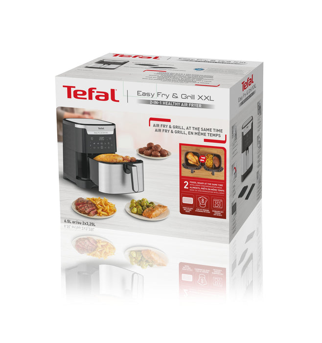 EAN 3045387248253 - Tefal Easy Fry & Grill EY801D 6,5 L Independiente 1650 W Freidora de aire caliente Acero inoxidable imagen 11