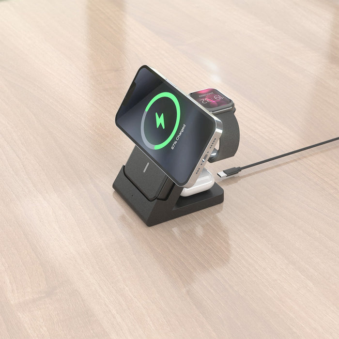 EAN 8435739903513 - AISENS ASCH-15W4WC064-BK cargador de dispositivo móvil Auriculares, Smartphone, Reloj inteligente Cargado imagen 6