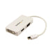 EAN 0065030857093 - StarTech.com MDP2VGDVHDW adaptador de cable de vídeo 0,15 m DVI-D + VGA (D-Sub) + HDMI imagen 1