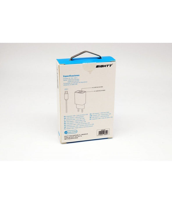 EAN 8425402168448 - Eightt ECW-M cargador de dispositivo móvil Universal Blanco Corriente alterna Interior imagen 5