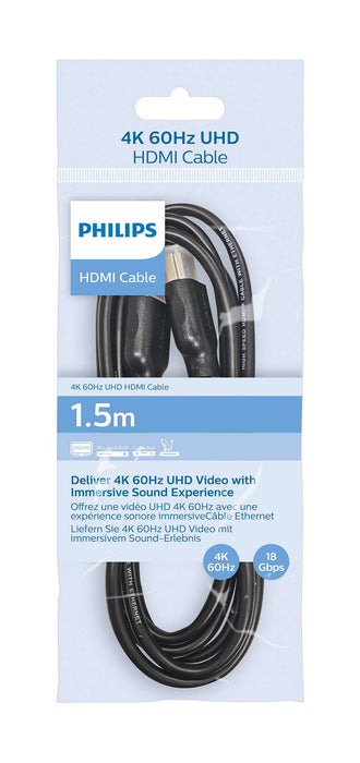 EAN 4895229117785 - Philips SWV5510/00 cable HDMI 1,5 m HDMI tipo A (Estándar) Negro imagen 2