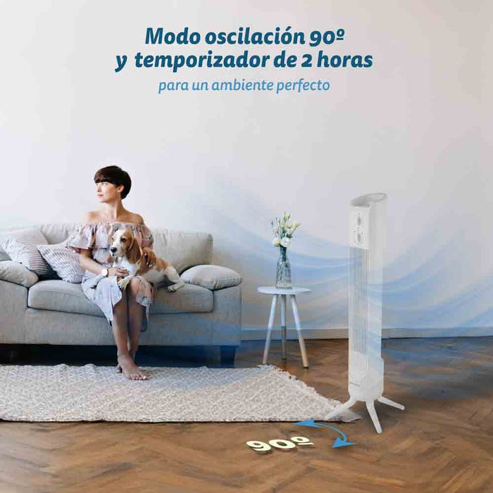 EAN 8426156018140 - Grunkel TF-324LBL ventilador Blanco imagen 2