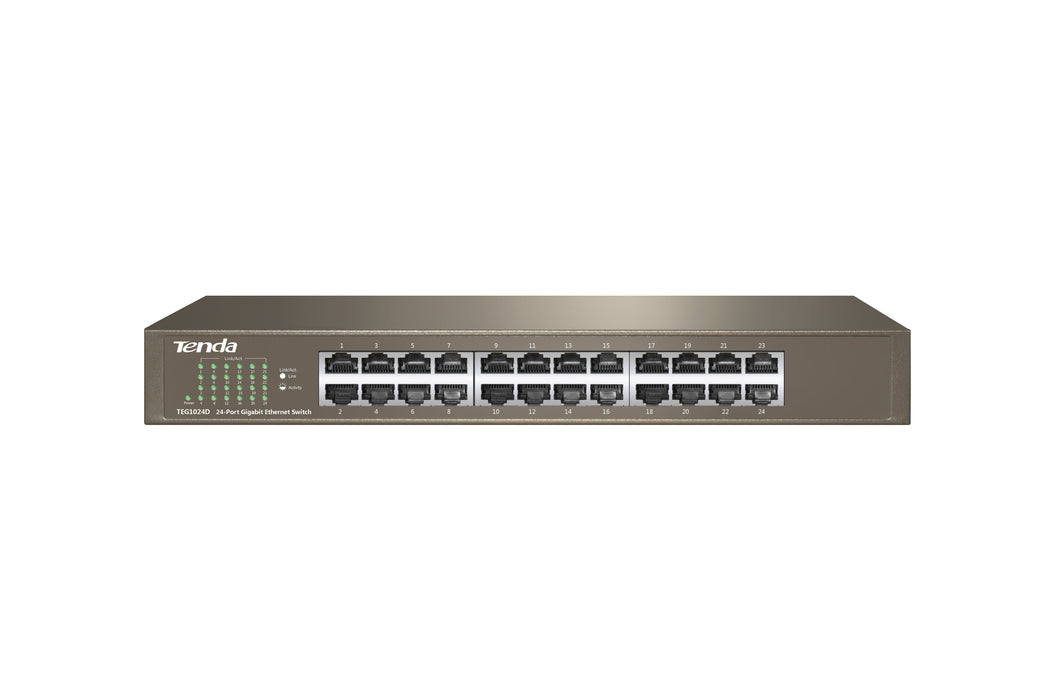 EAN 6932849403305 - Tenda 24-port Gigabit Ethernet Switch No administrado Azul imagen 3