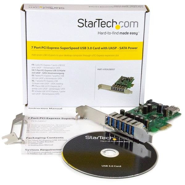 EAN 0065030860345 - StarTech.com PEXUSB3S7 tarjeta y adaptador de interfaz Interno SATA, USB 3.2 Gen 1 (3.1 Gen 1) imagen 5
