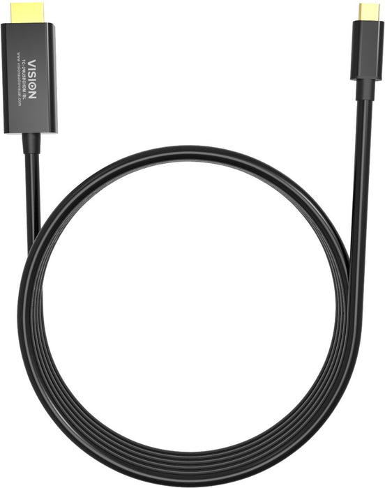 EAN 4911626000007 - Vision TC-2MUSBCHDMI-BL 2 m USB Tipo C HDMI tipo A (Estándar) Negro imagen 10