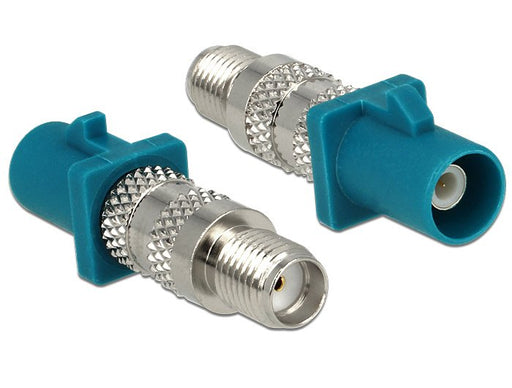 EAN 4043619889327 - DeLOCK 88932 cambiador de género para cable FAKRA Z SMA Azul imagen 1
