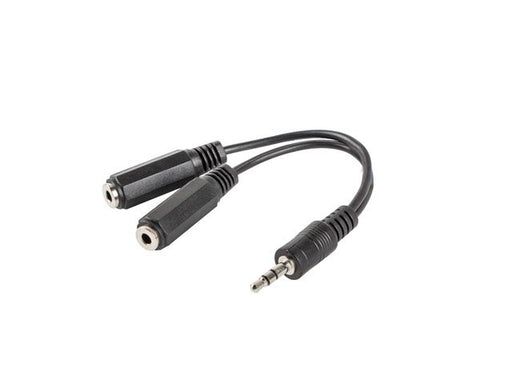 EAN 5901969409932 - Lanberg AD-0024-BK cable de audio 0,1 m 3,5mm 2 x 3.5mm Negro imagen 1