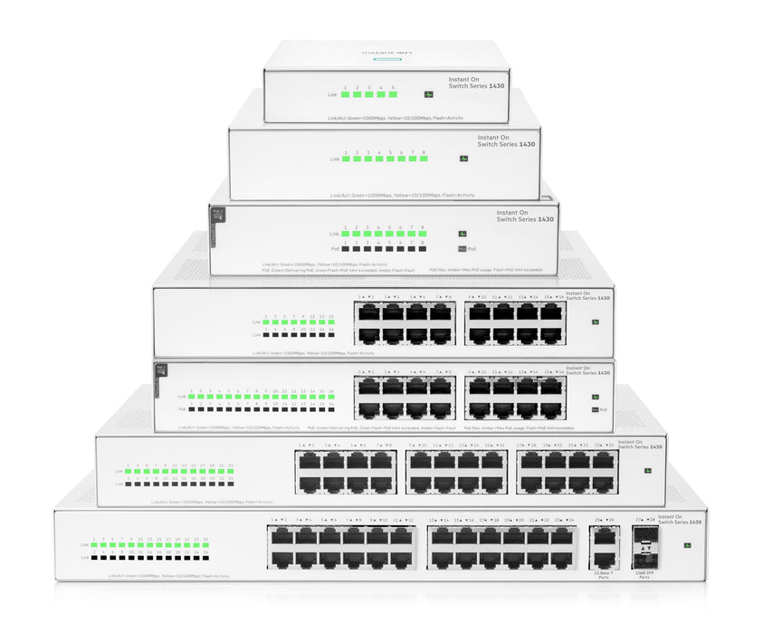 EAN 0190017537924 - HPE Aruba Networking Networking Instant On Switch 8p Gigabit 1430 imagen 1