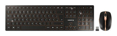 EAN 4025112095351 - CHERRY DW 9100 SLIM teclado Ratón incluido Universal RF Wireless + Bluetooth QWERTZ Alemán Negro imagen 1
