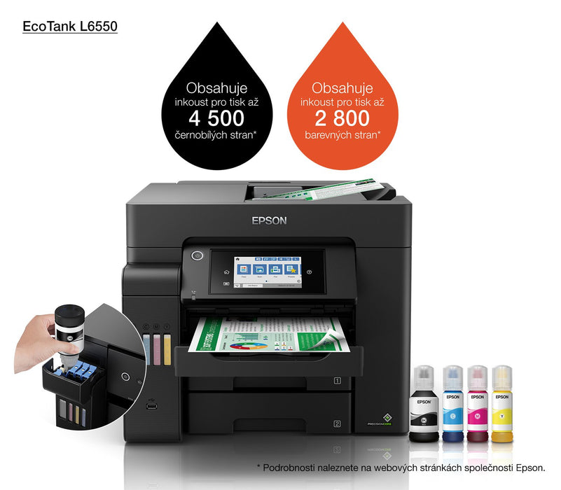 EAN 8715946676463 - Epson EcoTank L6550 Inyección de tinta A4 4800 x 2400 DPI 32 ppm Wifi imagen 8