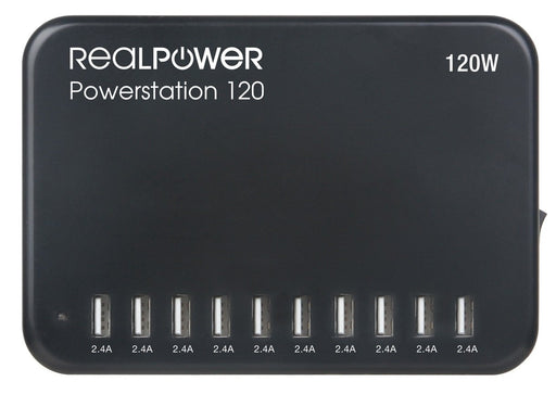 EAN 4040895007582 - RealPower Power Station 120 Smartphone, Tableta Negro Corriente alterna Interior imagen 1