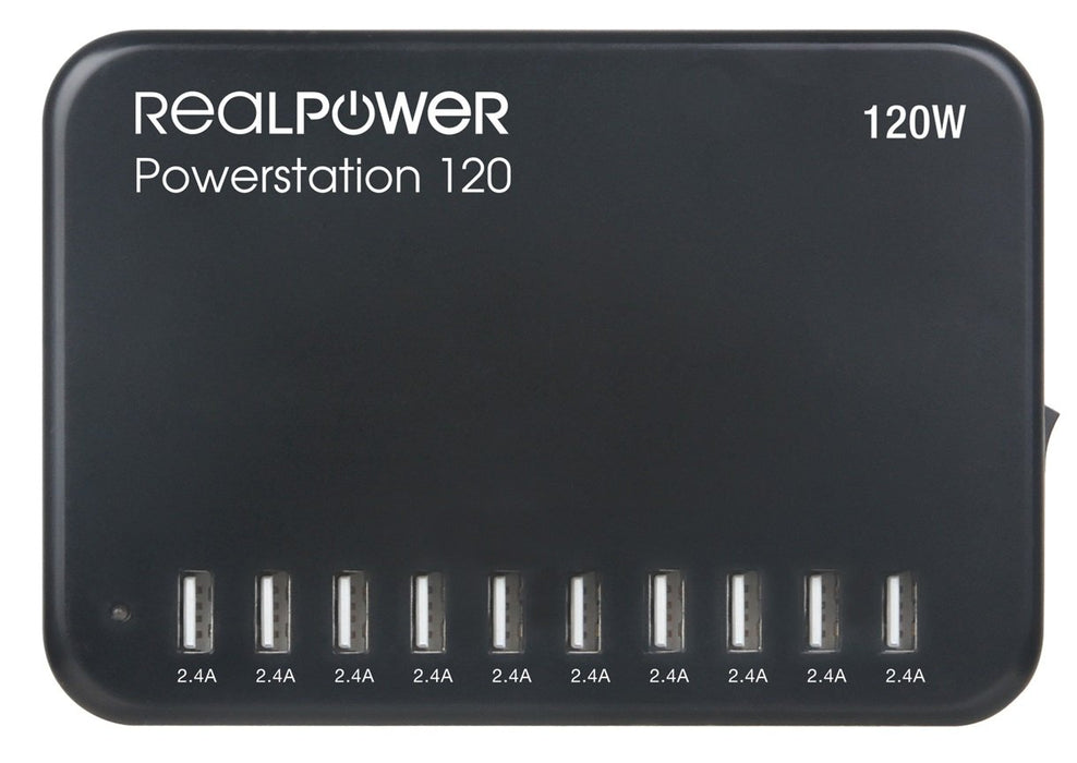 EAN 4040895007582 - RealPower Power Station 120 Smartphone, Tableta Negro Corriente alterna Interior imagen 1