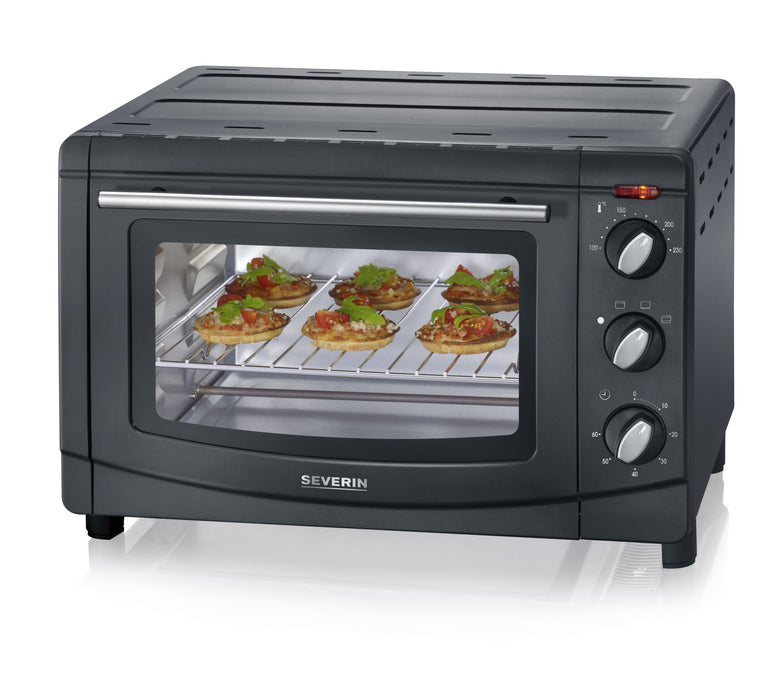 EAN 4008146034954 - Severin TO 2067 horno tostador 20 L 1500 W Negro Parrilla imagen 1