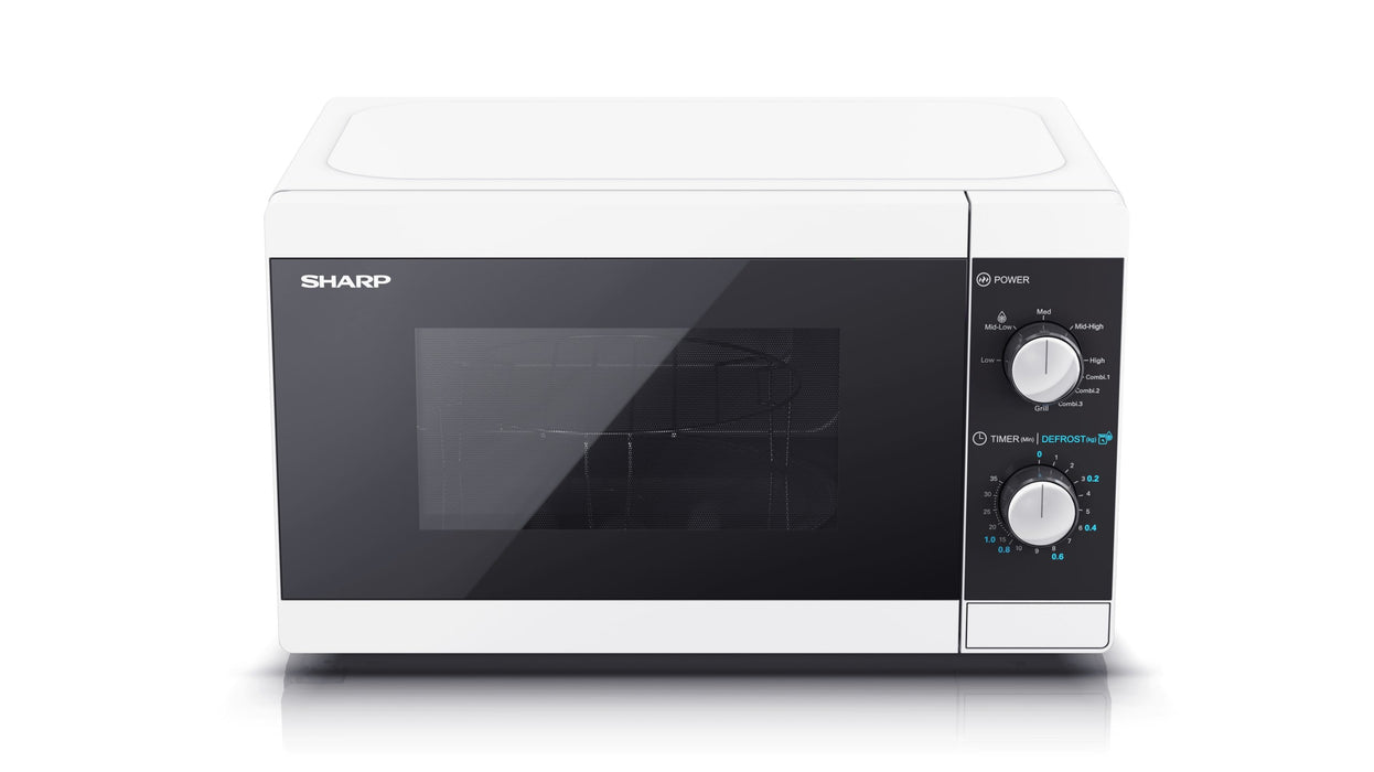 EAN 4974019151915 - Sharp YC-MG01E-W microondas Negro, Blanco Microondas con grill Encimera 20 L 800 W imagen 3