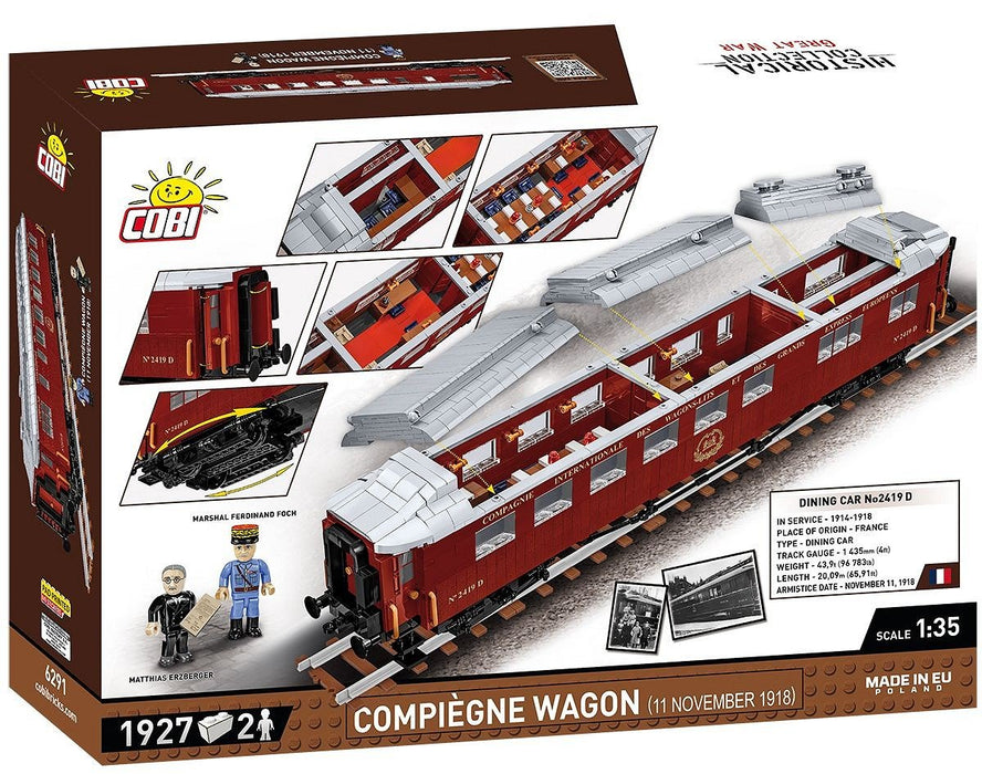 EAN 5902251062910 - COBI Compiègne Wagon (11 November 1918) imagen 14