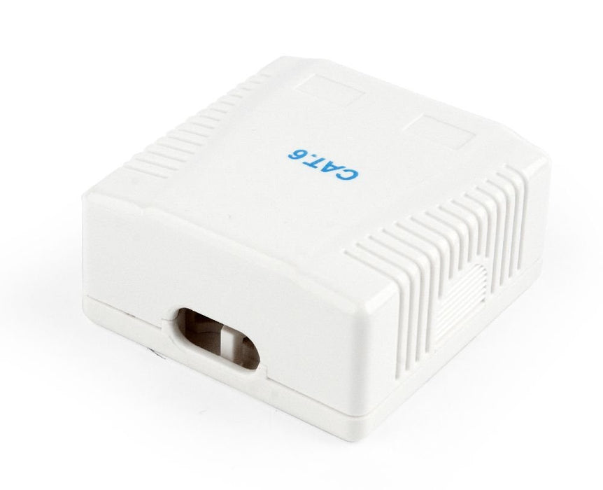 EAN 8716309097024 - Gembird NCAC-2F6-01 caja de tomacorriente RJ-45 Blanco imagen 3