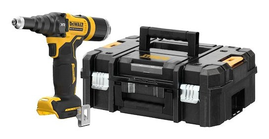 EAN 5035048797679 - DeWALT DCF403NT-XJ remachadora eléctrica Negro, Amarillo 2.4,3.2,4,4.8 mm 10000 kN imagen 12