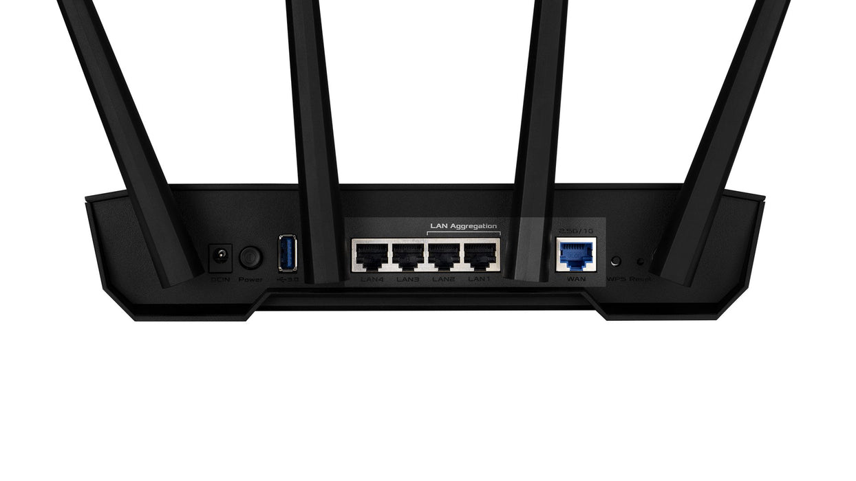 EAN 4711081760351 - ASUS TUF Gaming AX3000 V2 router inalámbrico Gigabit Ethernet Doble banda (2,4 GHz / 5 GHz) Negro, Naranj imagen 4