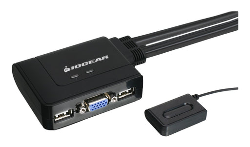 EAN 0881317011022 - iogear 2-Port USB KVM Switch interruptor KVM Negro imagen 1