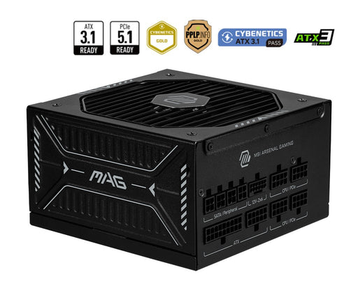EAN 4711377297783 - MSI MAG A850GLS PCIE5 unidad de fuente de alimentación 850 W 24-pin ATX ATX Negro imagen 1
