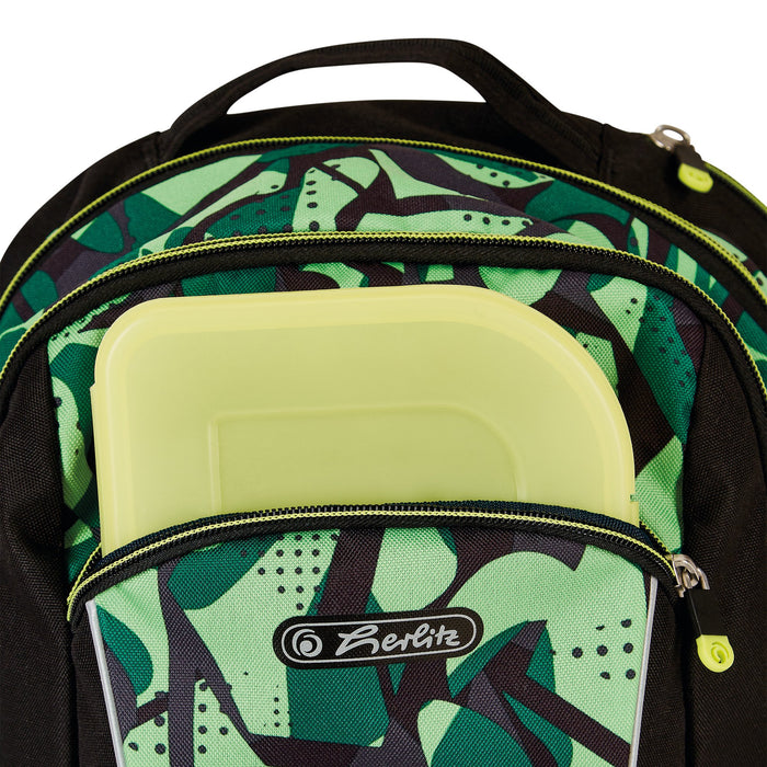 EAN 4008110283173 - Herlitz Ultimate Camo mochila Mochila escolar Negro, Verde Poliéster imagen 10