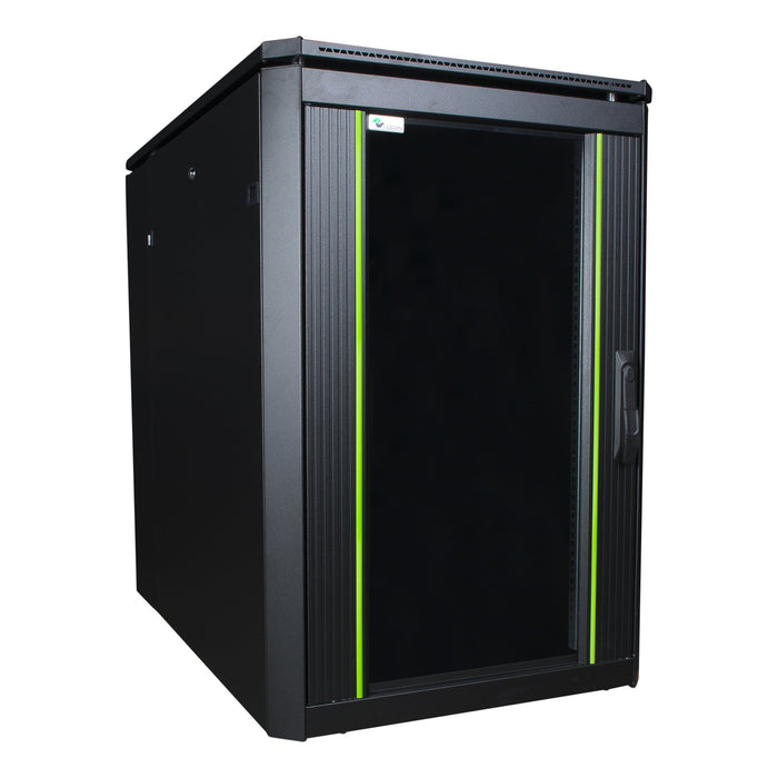 EAN 5420016847133 - LOGON RDL16U66BL armario rack 16U Rack o bastidor independiente Negro imagen 2